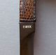 - Ancienne Pipe - Erix - Pipe Gainée De Cuir - - Pipas En Madera De Brezo ( Bruyere)