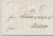 Nederland - 1840 - Compleet Vouwbriefje PP Van Amsterdam Naar Bordeaux / France - ...-1852 Voorlopers