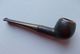 - Ancienne Pipe - Myon - Pipe Gainée De Cuir - - Pipas En Madera De Brezo ( Bruyere)