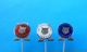 ICE HOCKEY CLUB MEDVESCAK ( KHL - Kontinental Hockey League ) Lot 3. Enamel Pins Badges Sur Glace Eishockey Su Ghiaccio - Autres & Non Classés