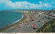 Postcard The Beach And Promenade Borth PU At Aberystwyth In 1976 [ Bamforth ] My Ref  B11919 - Cardiganshire