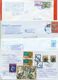 Kazakhstan.Four Envelopes Past The Mail.Tree Enveloped Registered. - Kazakhstan