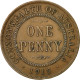 Monnaie, Australie, George V, Penny, 1915, Londres, TTB, Bronze, KM:23 - Penny