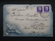 WW2 - ITALY OCCUPATION OF MONTENEGRO 1942  CATTARO TO TOLLO  CHIETI  VIA AEREA 2X 50 CENT CENSURA - Montenegro