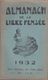 ALMANACH DE LA LIBRE PENSÉE 1932 (couverture Bleu) - Other & Unclassified