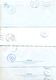 Kazakhstan.Four Envelopes Past The Mail. Two Envelopes Registered. - Kazakhstan