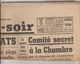 JOURNAL QUOTIDIEN PARIS-SOIR 6 PAGES RECTO VERSO N°6059 SAMEDI 20 AVRIL 1940 2° GUERRE MONDIALE - Altri & Non Classificati