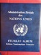 Album De L'Administration Postale Des Nations Unies - Avril 1981 à Janvier 1982 - Sammlungen (im Alben)