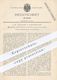 Original Patent - A. W. Thaulow , Kopenhagen , Dänemark , 1888 , Stoßen Und Strecken Von Leder | Gerber , Gerberei !! - Historische Dokumente