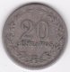 Argentine 20 Centavos 1897 KM# 36 - Argentine