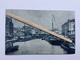 BRUXELLES « QUAI AUX CHARBONS « Péniches,animée,commerces Fabrique De Sabots AU GRAND SABOT (1907).VO-DW ANVERS . - Hafenwesen