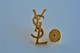 PIN  : YVES SAINT LAURENT VINTAGE - Gold Plated  - Monogramme Logo - Original - Excelent Condition - Altri & Non Classificati