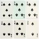 6 US RAILWAY PLAYING CARDS : ALL DIFFERENT - Chemin De Fer