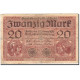 Billet, Allemagne, 20 Mark, 1917-1918, 1918-02-20, KM:57, B - 20 Mark
