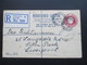 GB 1924 Registered Letter R No. 230 Newcastle On Tyne 13. An Rev. Richtmann In Liverpool. - Brieven En Documenten