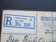 GB 1924 Registered Letter R No. 230 Newcastle On Tyne 13. An Rev. Richtmann In Liverpool. - Covers & Documents