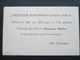 Chile 1912 GA Einladung: Deutscher Wissenschaftlicher Verein Vortrag Alexander Weber. Elektrisches Licht U. Energie - Chile