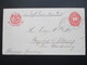 Mexiko 1893 GA Umschlag Durango - Jüterborg An Einen Prediger. Via Eagle Post ?!? New York - Messico