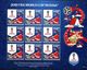 ZAR 2018 FIFA WORLD CUP FOOTBALL SOCCER RUSSIA 2018 4 SHEETS - 2018 – Russie