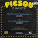 Vinyle 45t. SP *picsou Chante* - Children