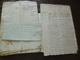 Delcampe - Archive Lozère Gard Baron De Cabiron + De 30 Documents 19ème Saint Etienne Vallée Française - Manuscripts