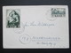 Saarland 1955 Nr. 322 U. 352 Marianisches Jahr MiF St. Ingbert (Saar) Nach Allershausen - Storia Postale