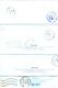 Kazakhstan.Four Envelopes Past The Mail. One Envelope Registered. - Kazakhstan