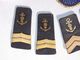 Delcampe - BEAU LOT  EPAULETTES + PLAQUE MOTOCYCLISTE GENDARMERIE MARITIME - Police & Gendarmerie