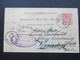 Österreich 1890 GA P 51 Weltvereinspostkarte Nach Venedig. Hotel D`Italie VeniswJules Grünwald Senior. - Briefe U. Dokumente