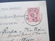 Österreich 1890 GA P 51 Weltvereinspostkarte Nach Widin Bulgarien. Zurück / Retour. Social Philately General Konsul - Briefe U. Dokumente