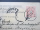 Österreich 1890 GA P 51 Weltvereinspostkarte Nach Moskau Russland. Zurück / Retour. 6Stempel - Briefe U. Dokumente