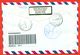 Iraq 2001. Saddam Husein.The Envelope Is Really Past Mail. Registered. Airmail. - Iraq