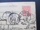 Österreich 1889 GA P 51 Weltvereinspostkarte Nach Gibraltar Mit 6 Stempel. Retour / Zurück.  Konsul Ferdin Schott - Briefe U. Dokumente