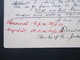 Österreich 1889 GA P 51 Weltvereinspostkarte Nach Glasgow Schottland. Return To Sender! - Briefe U. Dokumente