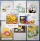 CPA Lot 9x Litho Illustrateur Coloprint Petersen Klein BALLIN OHLER FETE PAQUES Poussin Oeuf Chat HUMANISE Noisetier - Collezioni E Lotti