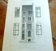 PLANS - HABITATION PRIVEE à ANGOULEME - LOT De 2 Plans, Encyclopédie D'Architecture XIXe Siècle, Archit. ABADIE - Architecture