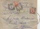 ASSICURATA 1910 TIMBRO TREVISO  CENT 20+20 CERA LACCA - (SEGNI DEL TEMPO) (RX11 - Storia Postale