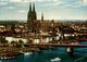 ALLEMAGNE KOLN AM RHEIN BLICK AUF DIE ALTSTADT MIT DOM UND DEUTZER-BRUCKE - Köln