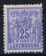 Luxembourg : Mi Nr 52A MH/* Flz/ Charniere Perfo 12.50 * 12 - 1882 Allegorie