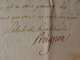 LETTRE AUTOGRAPHE MARECHAL D EMPIRE MARQUIS PERIGNON AMBASSADE ESPAGNE AU GENERAL DE BRIGADE 1796 - Autres & Non Classés