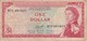 BILLETE DE EAST CARIBBEAN DE 1 DOLLAR DEL AÑO 1965  (BANKNOTE) - Caribes Orientales