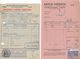 Lot  11 Documents  Avec Timbres Fiscaux Transport Ou Timbres Secs "Transport : T.R." - Other & Unclassified