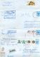 Kazakhstan.Four Envelopes Past The Mail. One Envelope Registered. - Kazakhstan