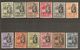 GAMBIA 1922-1929 SET TO 10d SG 122/133 WATERMARK MULTIPLE SCRIPT CA MOUNTED MINT Cat £83+ - Gambie (...-1964)