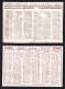 LOT DE 2 (demi?) Calendriers Petit Format Chromo Brook's Coton à Broder Et Crocher Machine à Coudre 1885 Et 1888 - Petit Format : ...-1900