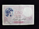 Billet De 5 Francs  ;1933 A.53038 - 5 F 1917-1940 ''Violet''