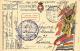 [DC11574] FRANCHIGIA MILITARE R. ESERCITO ITALIANO - SUL RETRO RITRATTO- Viaggiata 1919 - Old Postcard - Franchigia