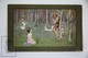 Old Illustrated Postcard - Fairies Singing In The Woods - Posted 1917 - Otros & Sin Clasificación