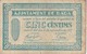 BILLETE DE 5 CENTIMOS DEL AJUNTAMENT DE BAGA DEL AÑO 1937   (BANKNOTE) - Altri & Non Classificati