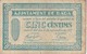 BILLETE DE 5 CENTIMOS DEL AJUNTAMENT DE BAGA DEL AÑO 1937   (BANKNOTE) - Otros & Sin Clasificación